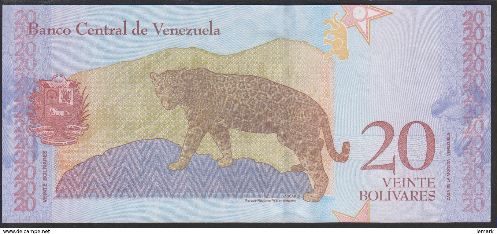 Venezuela 20 Bolivares 2018 Pnew UNC - Venezuela