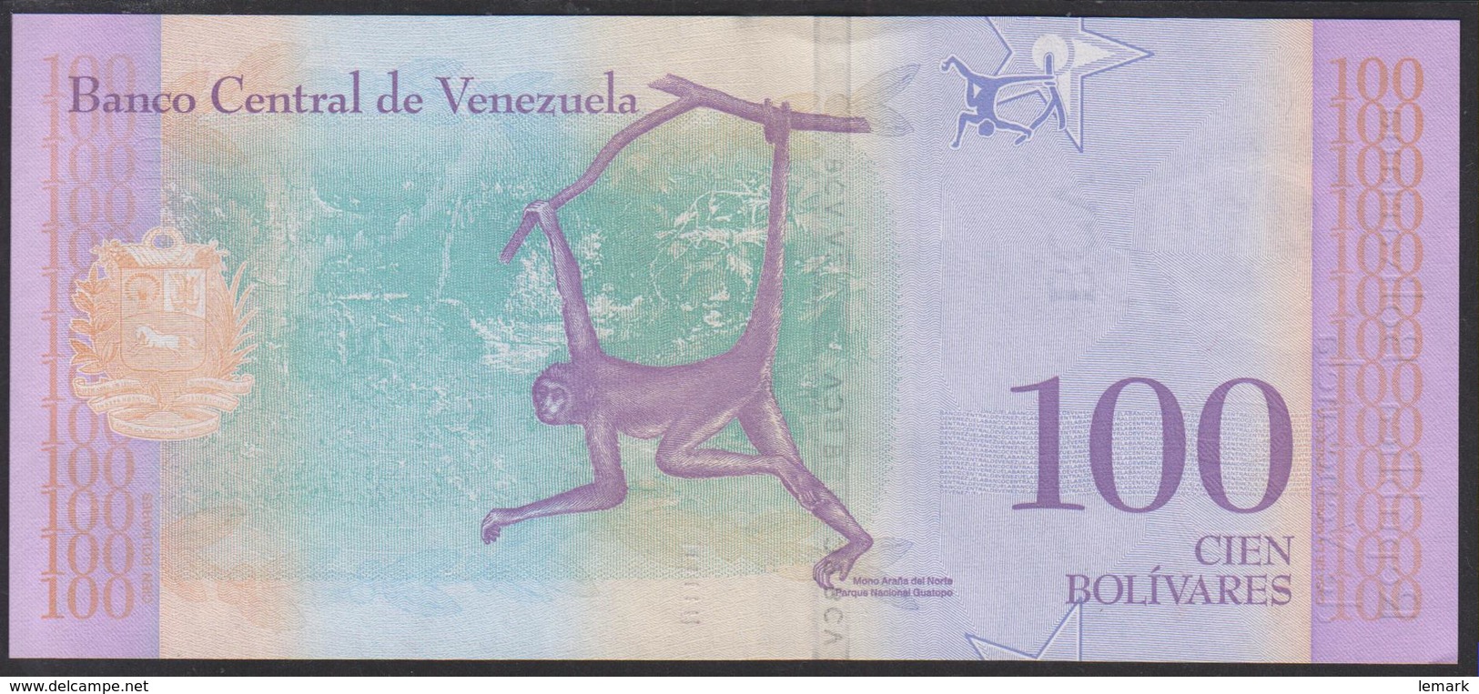 Venezuela 100 Bolivares 2018 Pnew UNC - Venezuela