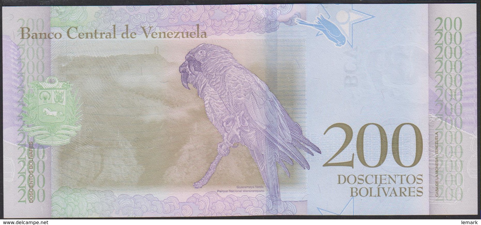 Venezuela 200 Bolivares 2018 Pnew UNC - Venezuela