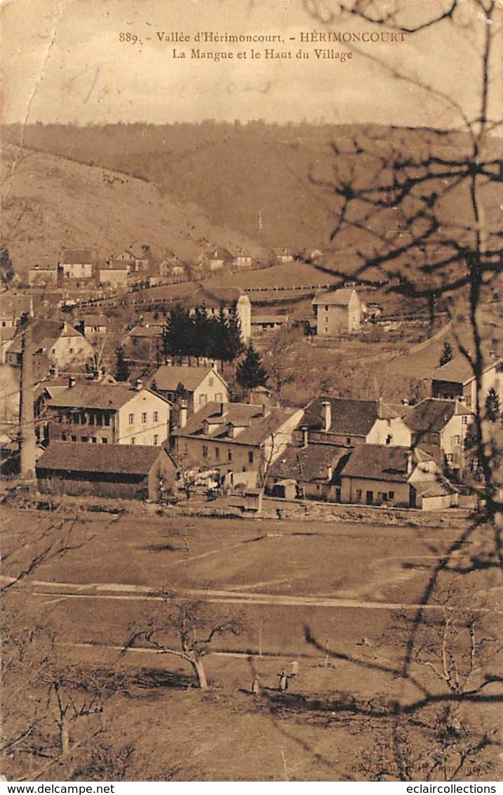 Hérimoncourt             25       La Mangue Et   Le Haut Du Village         (voir Scan) - Otros & Sin Clasificación