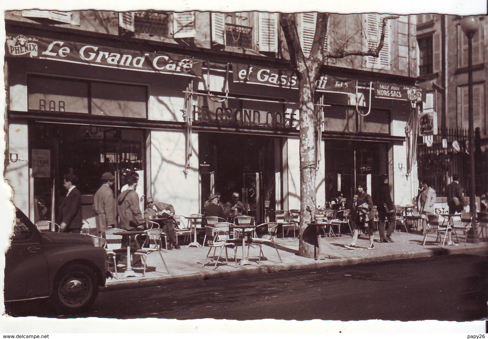 Cpsm  Digne Café Gassendi - Digne