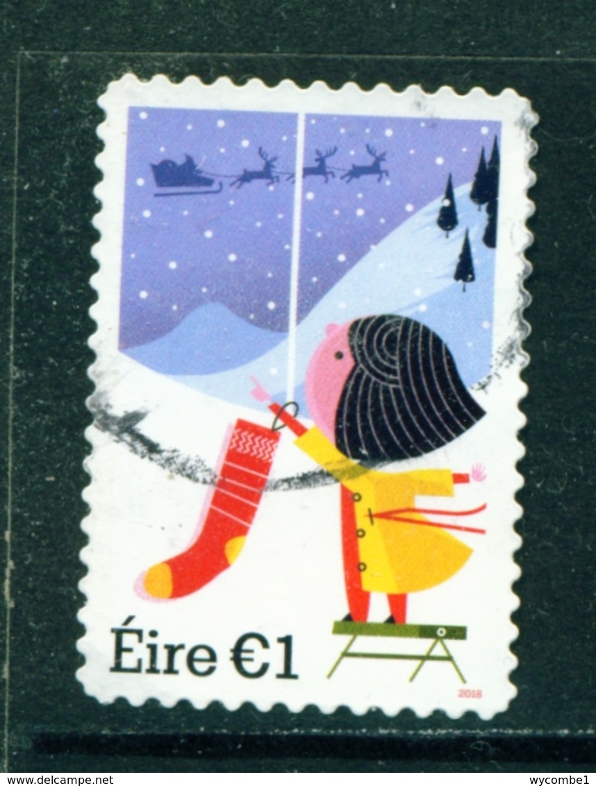 IRELAND - 2018 Christmas 1 Euro  Used As Scan - Used Stamps