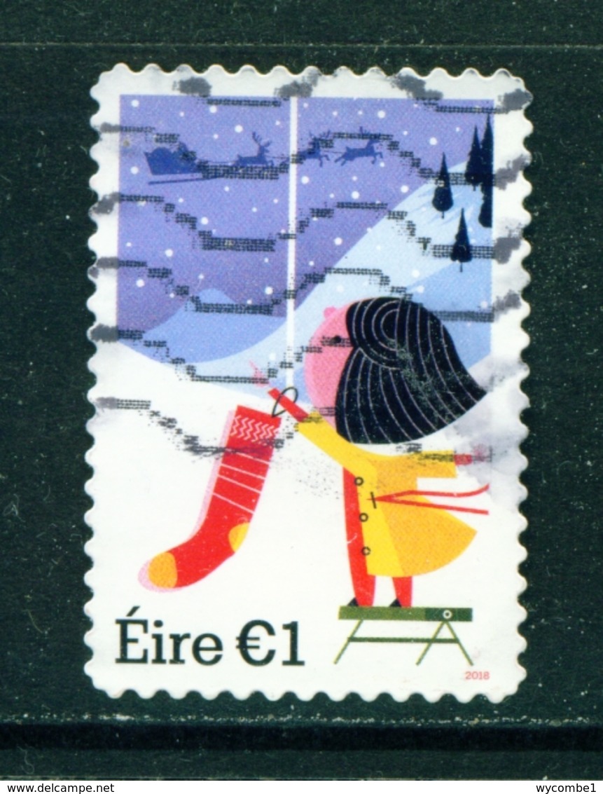 IRELAND - 2018 Christmas 1 Euro  Used As Scan - Used Stamps