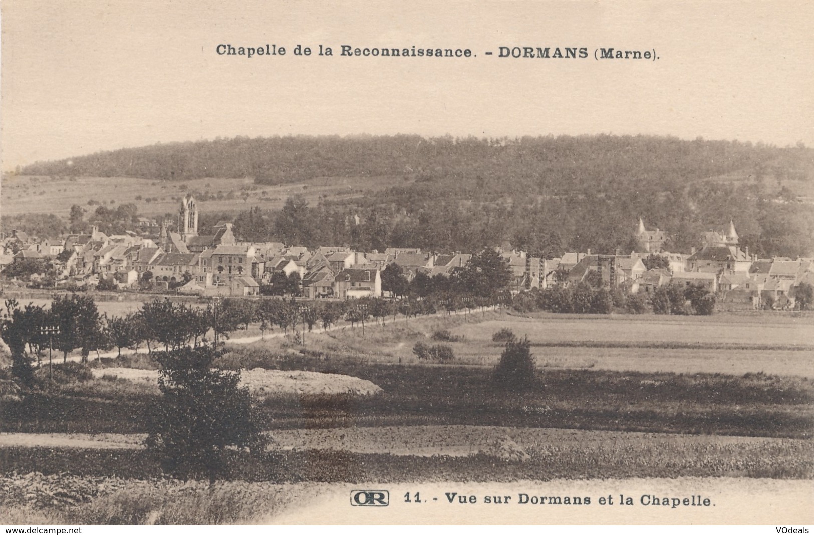 CPA - France - (51) Marne - Dormans - Vue Sur Dorman Et La Chapelle - Dormans