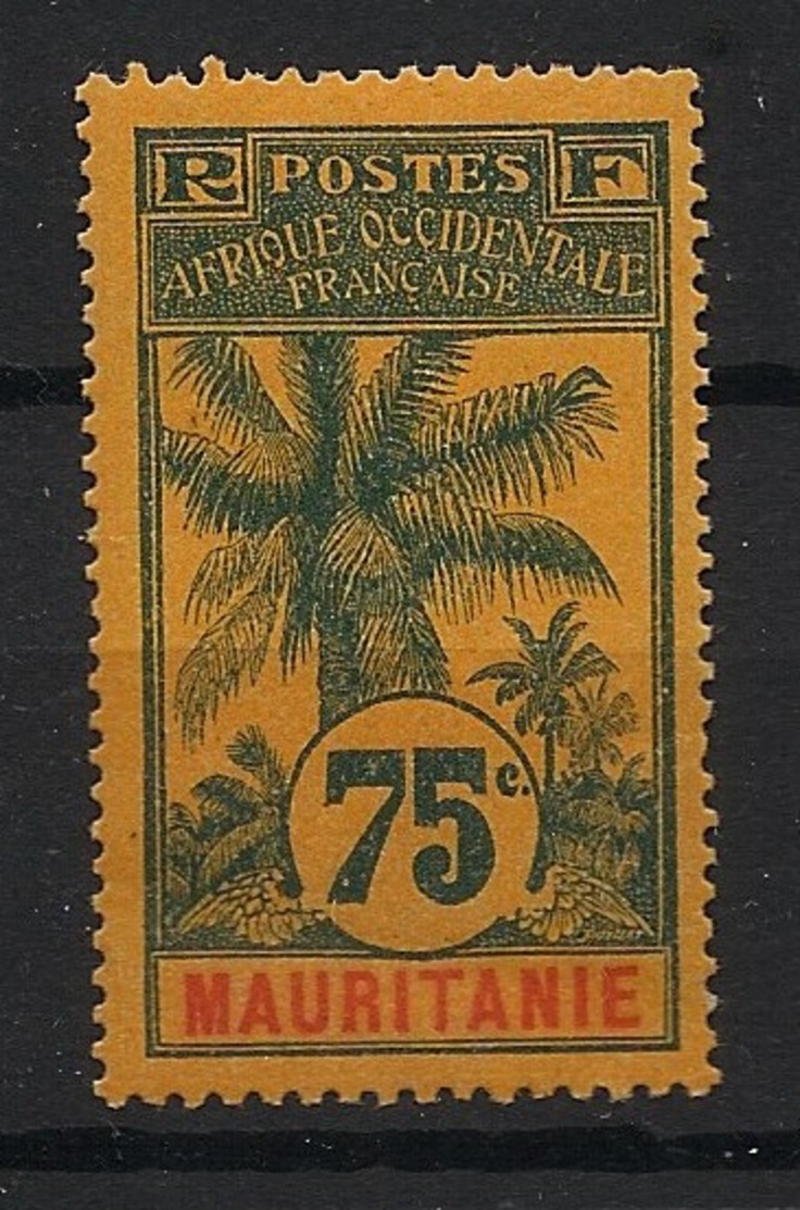 Mauritanie - 1906 - N°Yv. 13 - Palmier 75c - Neuf Luxe ** / MNH / Postfrisch - Unused Stamps