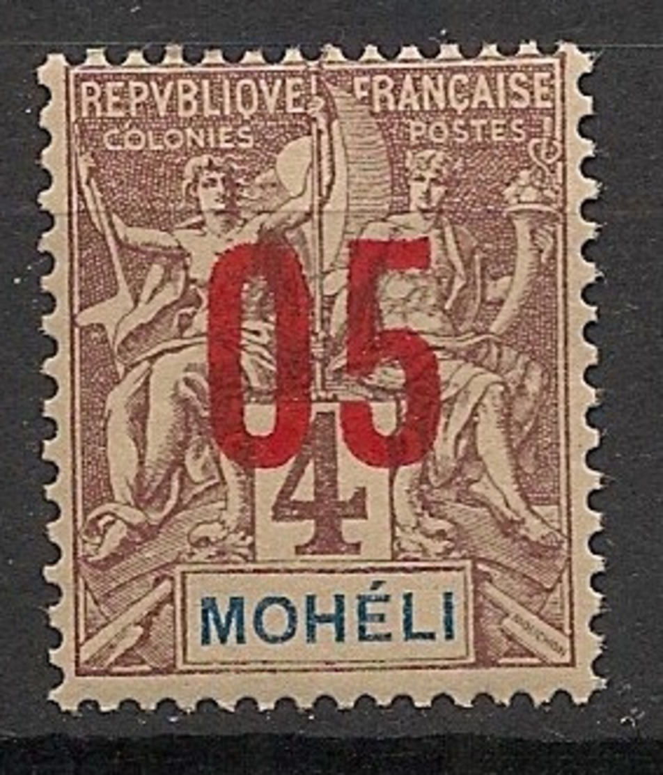 Moheli - 1912 - N°Yv. 17 - 05 Sur 4c - Neuf Luxe ** / MNH / Postfrisch - Unused Stamps