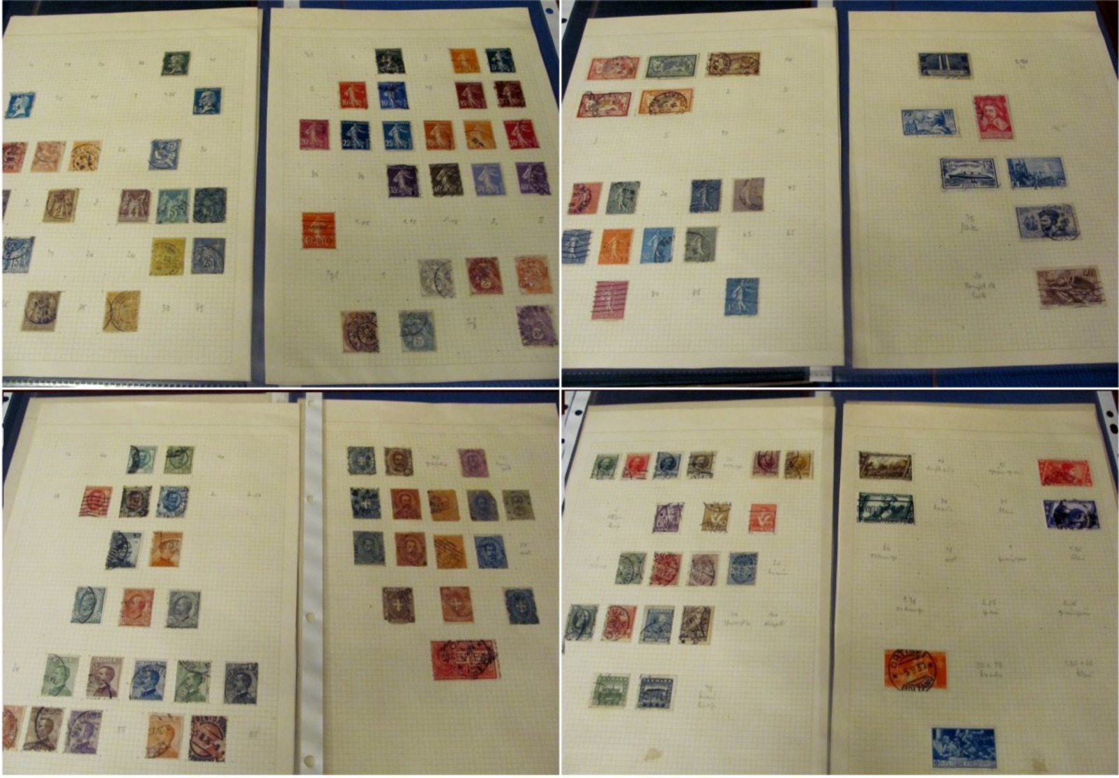 Carton with stamps in albums from estate. Many stamps are in MNH ** condition. All as schown, but not all has been pics