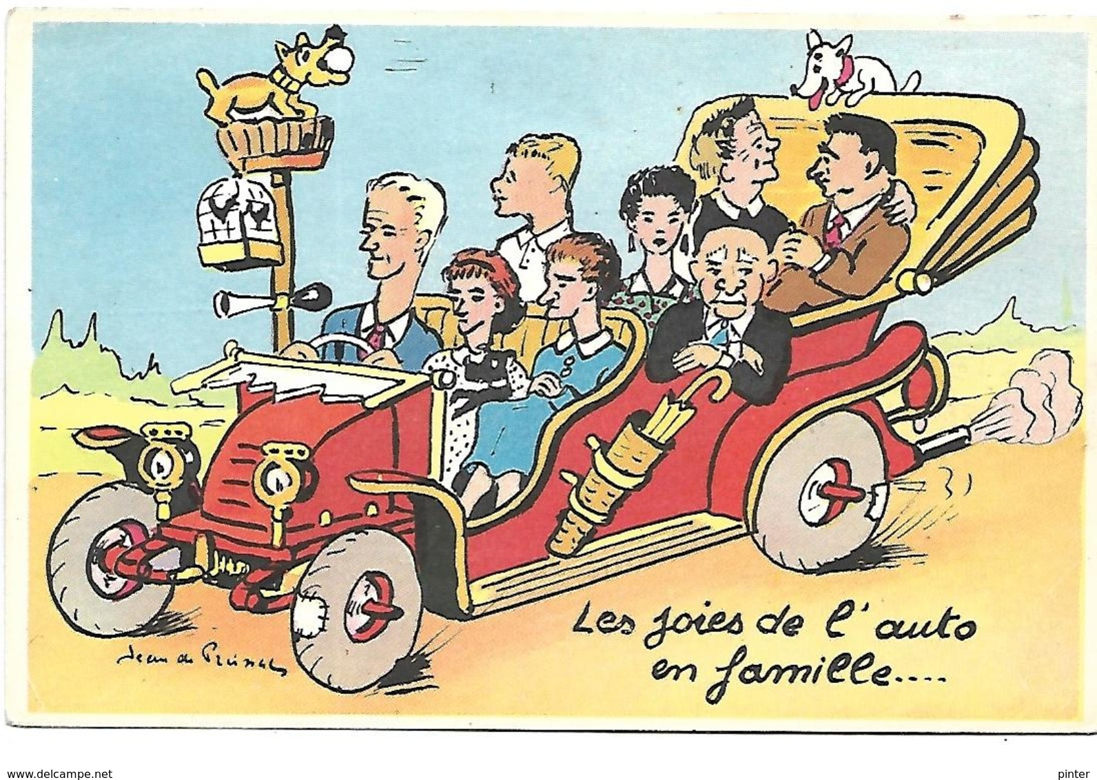 Les Joies De L'auto En Famille... - Illustrateur JEAN DE PREISSAC - Preissac