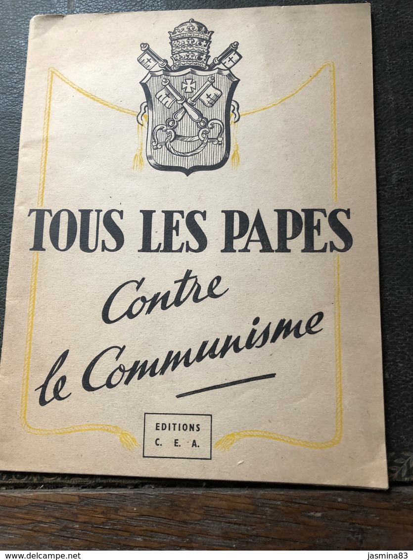 Tous Les Papes Contre Le Communisme(livre De 23 Pages De 14cm Sur 18 Cm) - Religion & Esotérisme