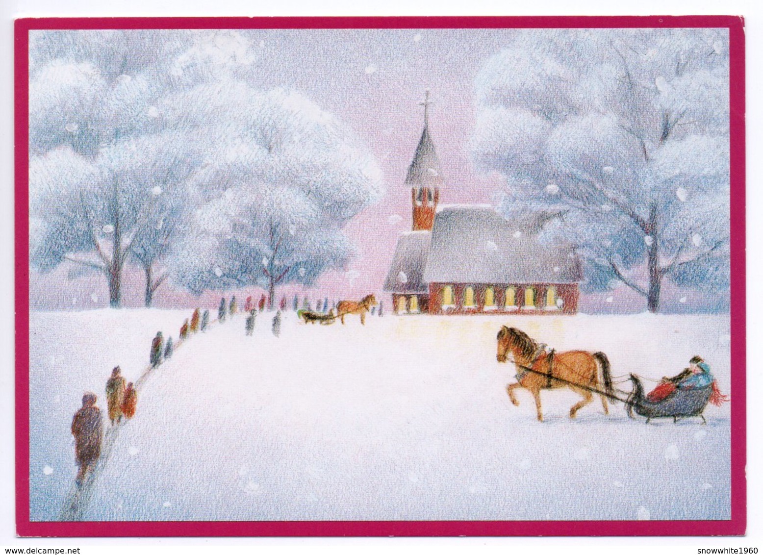 Postal Stationery RED CROSS Finland 1990 - CHRISTMAS POSTCARD  - KERK / CHURCH / KIRCHE - Postage Paid - Port Payé - Entiers Postaux