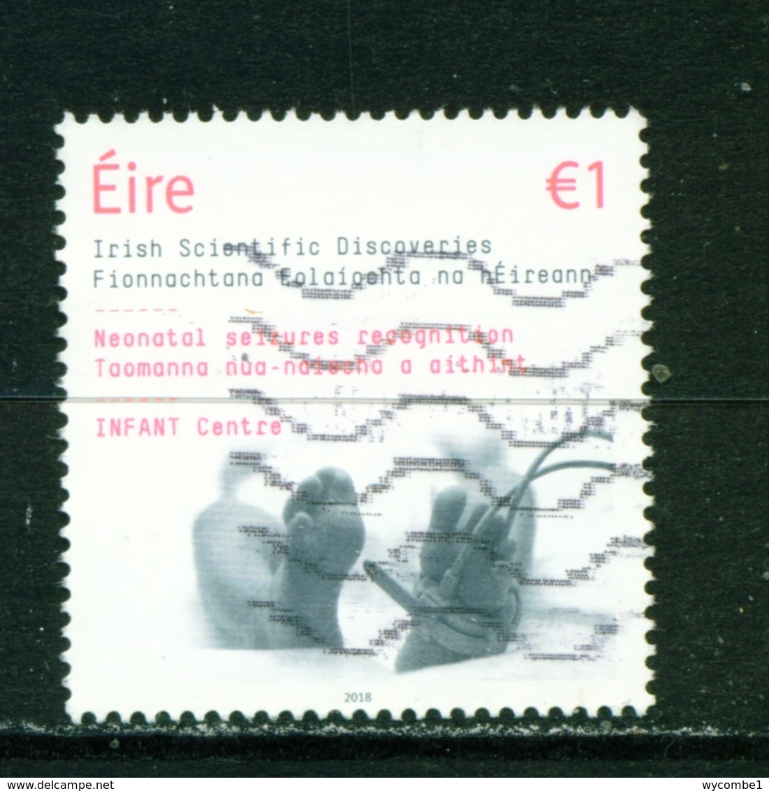 IRELAND - 2018 Scientific Discoveries 1 Euro  Used As Scan - Used Stamps