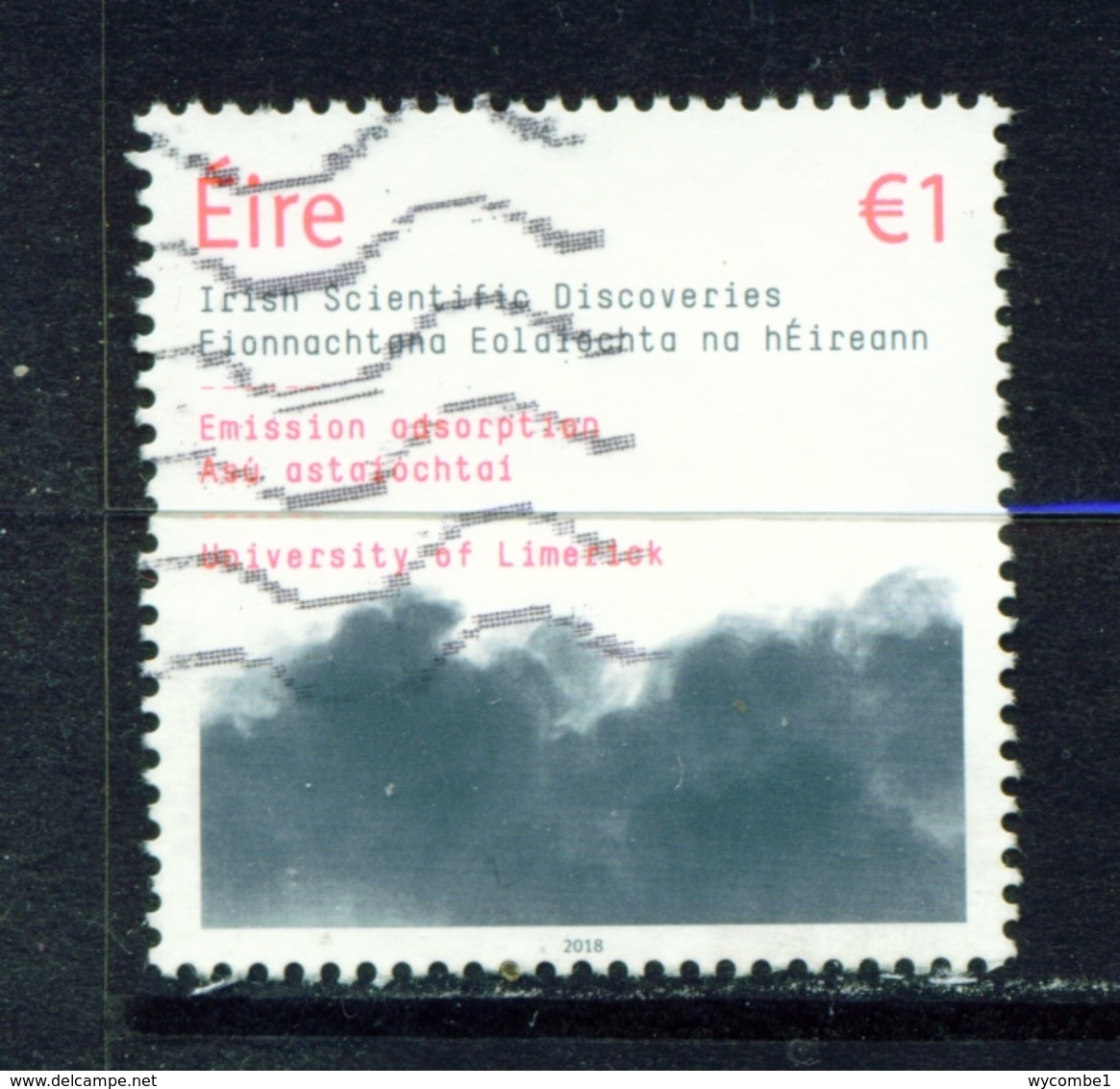 IRELAND - 2018 Scientific Discoveries 1 Euro  Used As Scan - Used Stamps