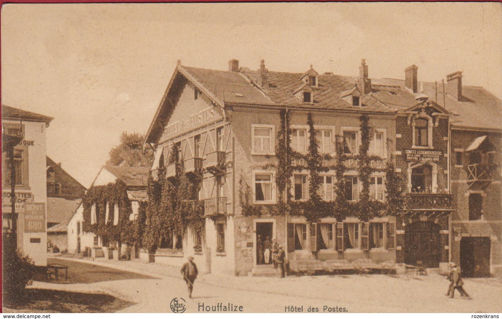 Houffalize Hotel Des Postes Province De Luxembourg (En Très Bon Etat) (In Zeer Goede Staat) - Houffalize