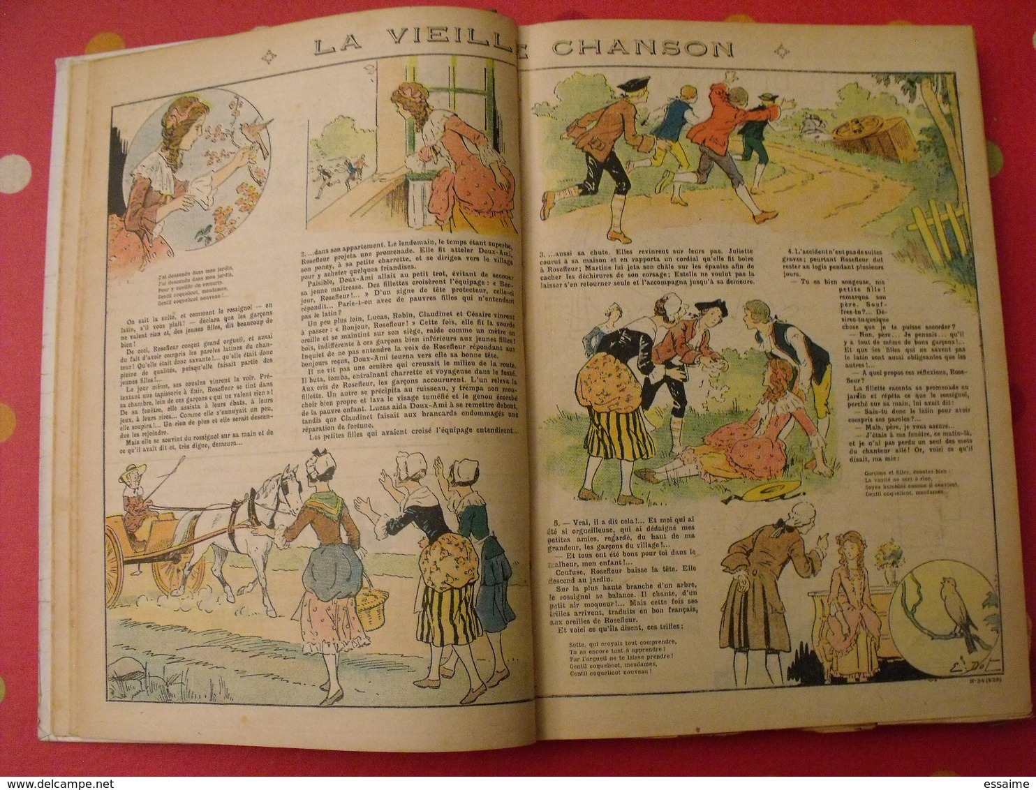Lisette, Album 9 IX. 1931-1932. Recueil Reliure. Le Rallic Levesque Maitrejean Cuvillier Bourdin Dot - Lisette