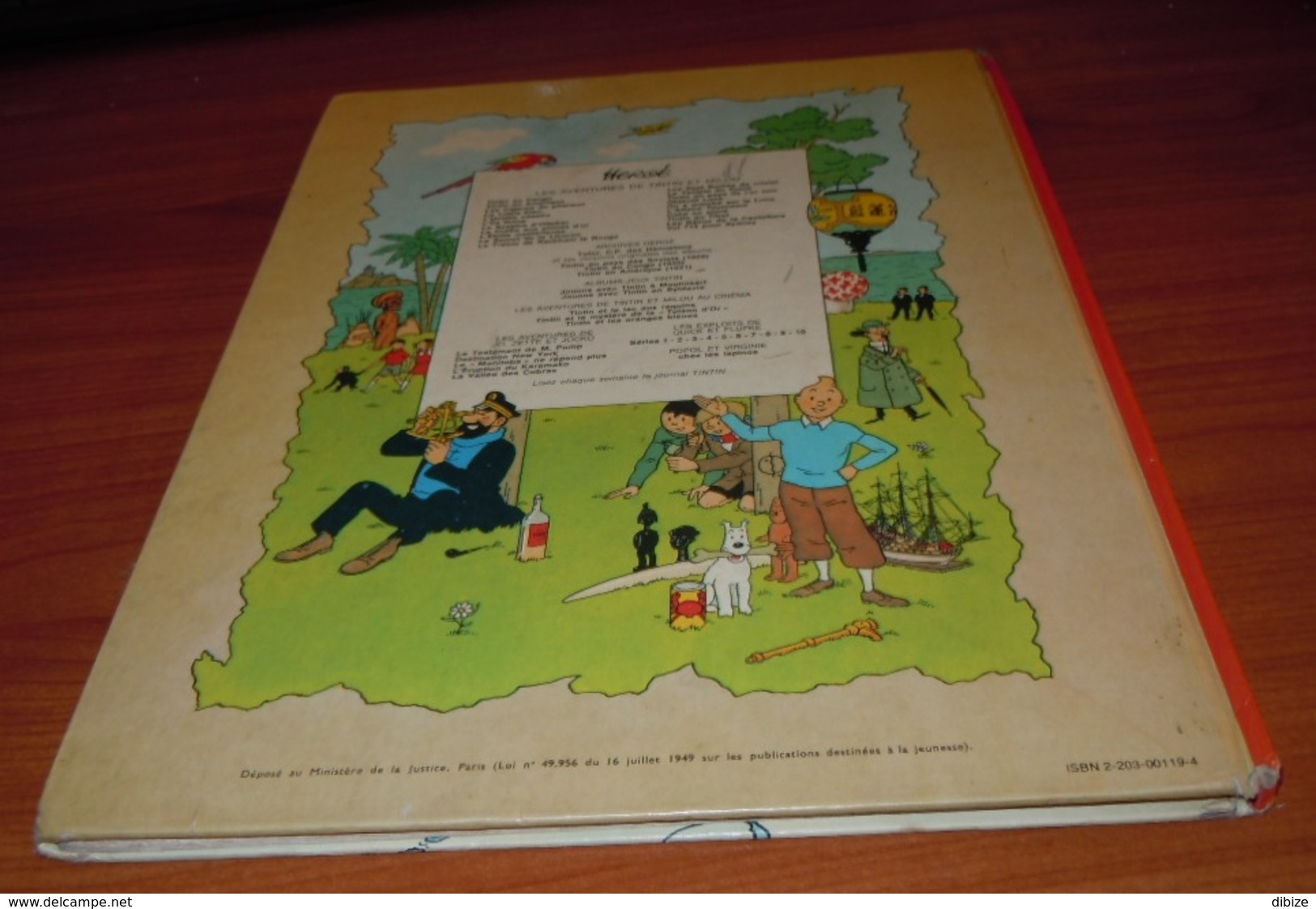 8 BD. Tintin. De Collection. Etat Moyen à Très Moyen.