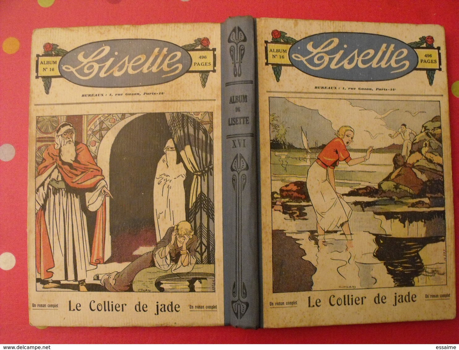 Lisette, Album 16 XVI. 1935. Recueil Reliure. Le Rallic Levesque Maitrejean Cuvillier Bourdin Dot - Lisette