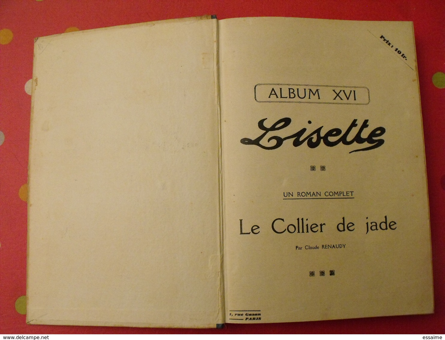 Lisette, Album 16 XVI. 1935. Recueil Reliure. Le Rallic Levesque Maitrejean Cuvillier Bourdin Dot - Lisette