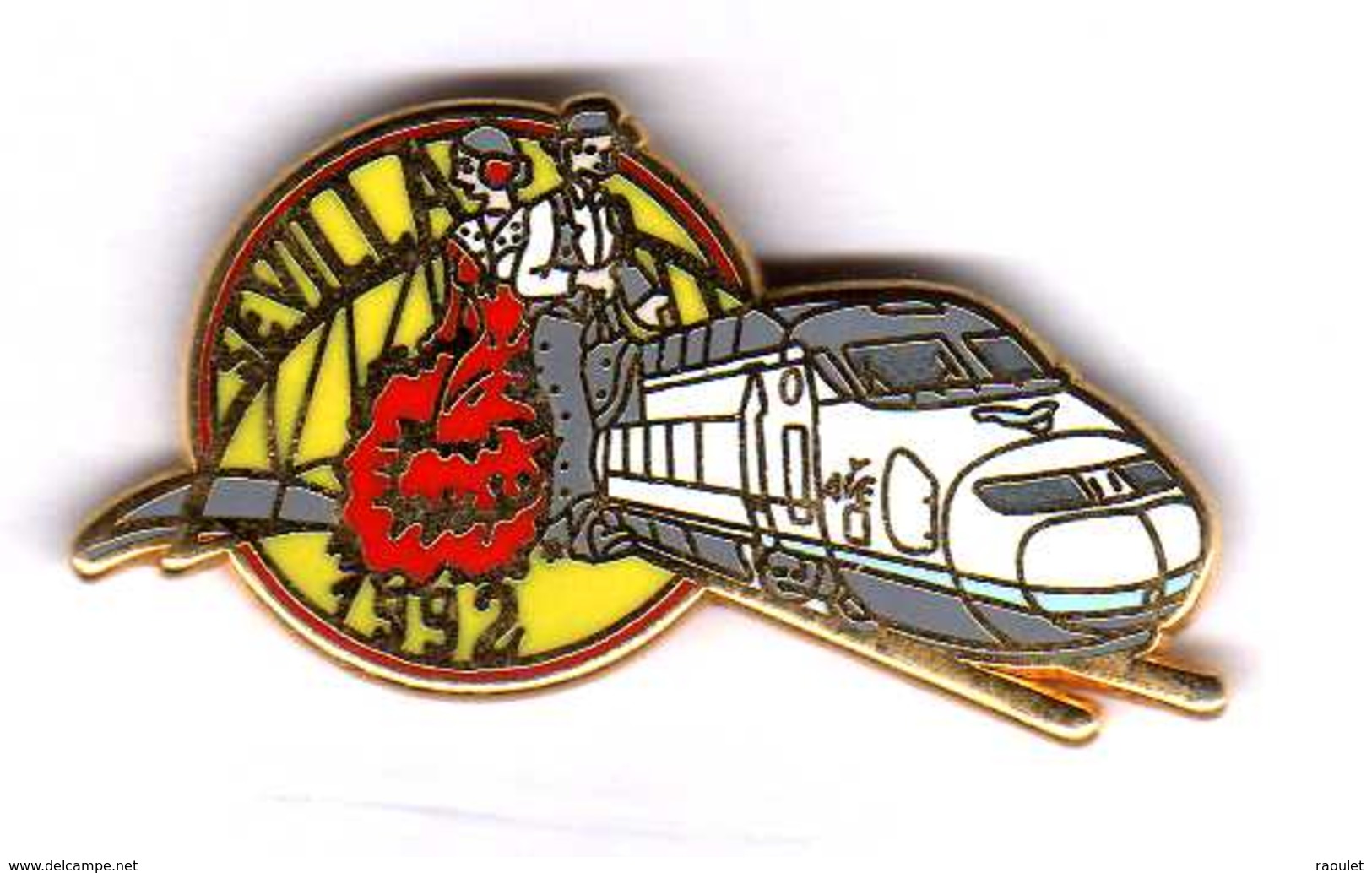 Pin's  TGV Séville Zamac Ballard - TGV