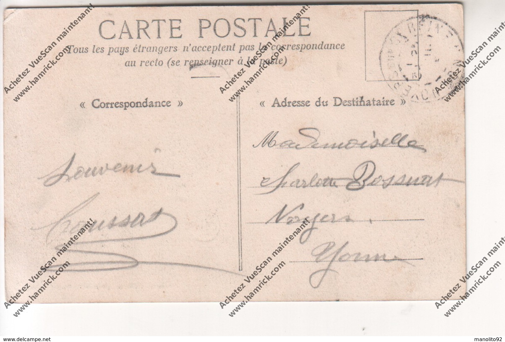 RARE CPA TORMANCY- MASSANGIS (89) : Un Coin De Pays (centre Du Village, Paysannes) - Autres & Non Classés