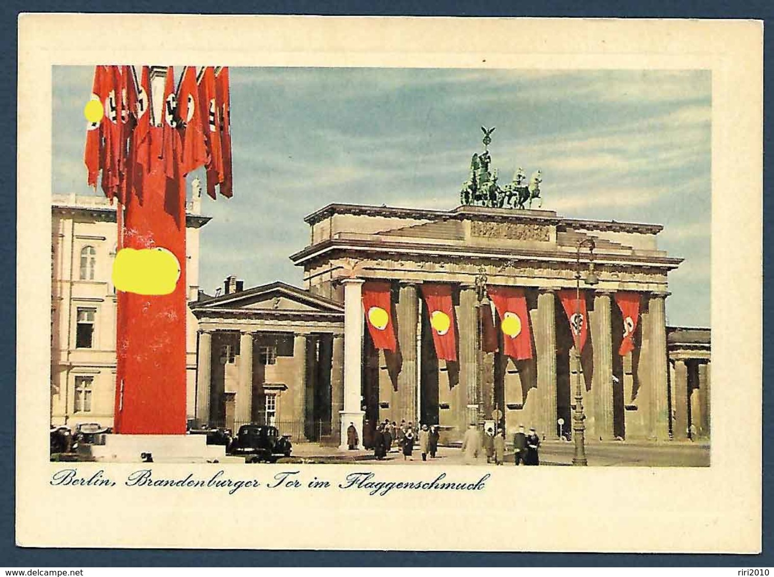 Berlin - Brandenburger Tor Im Flaggenschmuck - Brandenburger Tor