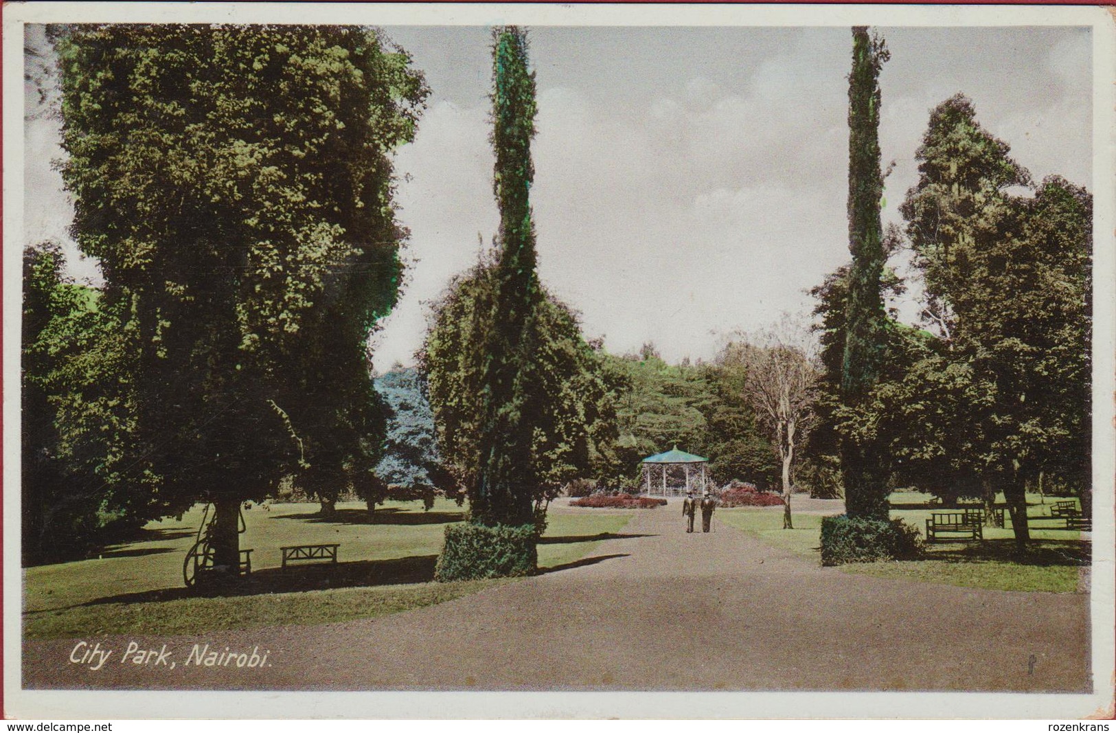 Uganda Tanganyjka City Park Narobi Kenya 1939 PASSED BY CENSOR Obliteration (In Very Good Condition) - Kenya (1963-...)