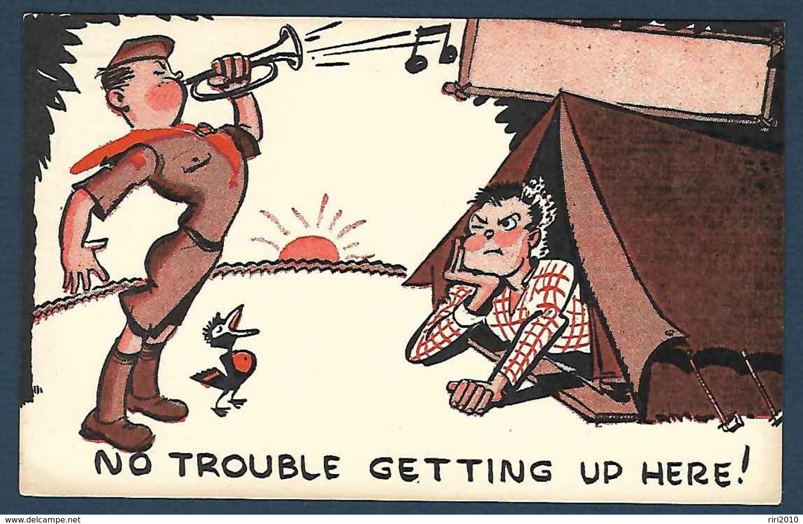 Boy Scouts Of America - 1947 - No Trouble Geting Up Here! - Scoutisme