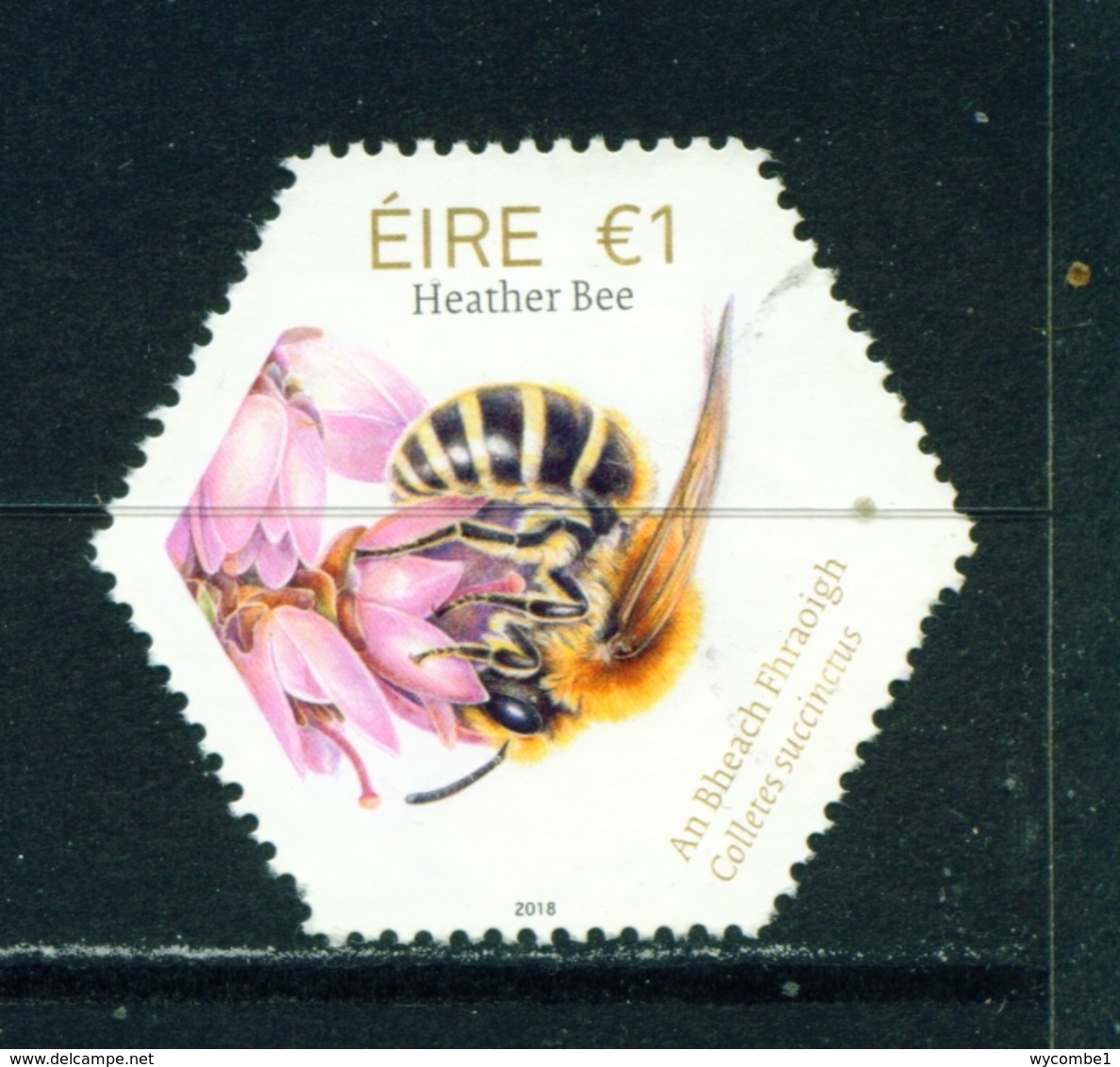 IRELAND - 2018 Bees 1 Euro  Used As Scan - Used Stamps