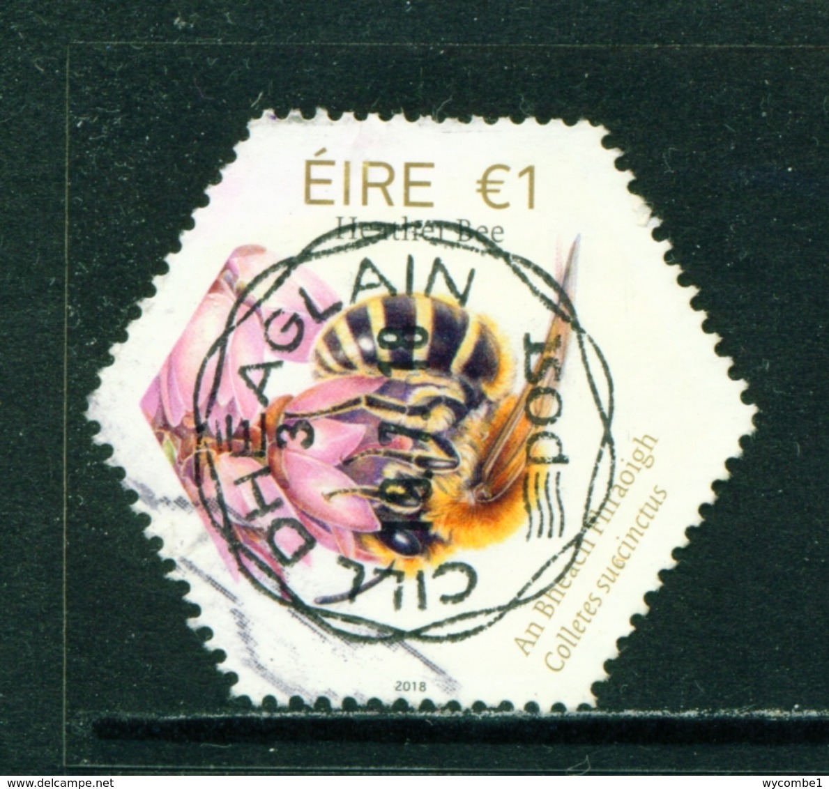 IRELAND - 2018 Bees 1 Euro  Used As Scan - Oblitérés