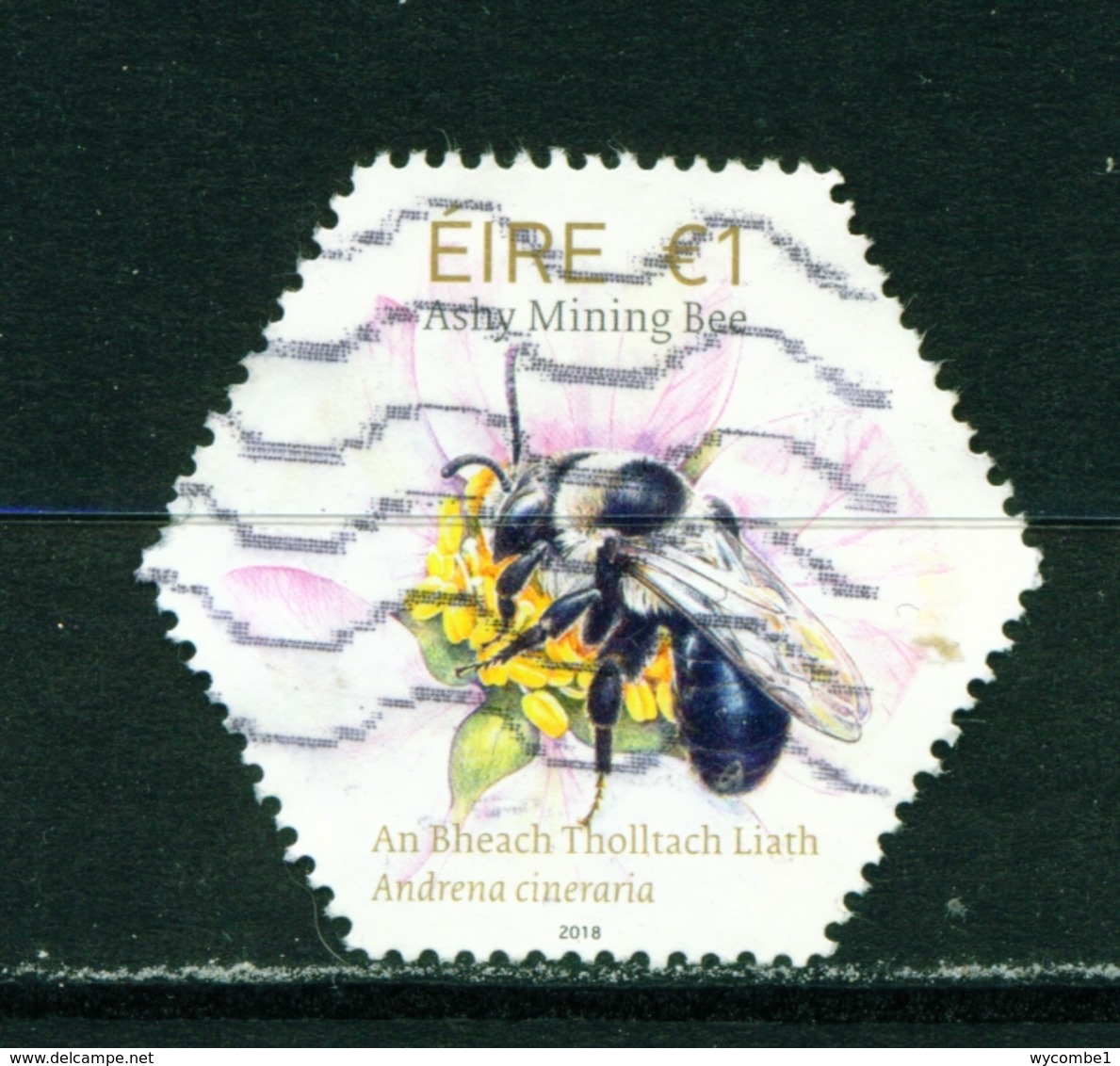 IRELAND - 2018 Bees 1 Euro  Used As Scan - Used Stamps