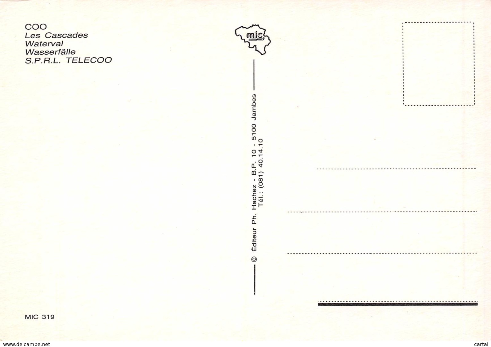 CPM - STAVELOT - Cascade De COO - Stavelot