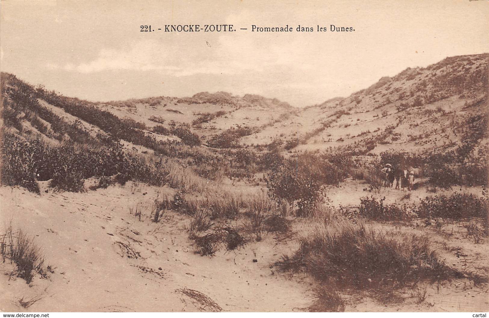 KNOCKE-ZOUTE - Promenade Dans Les Dunes - Knokke