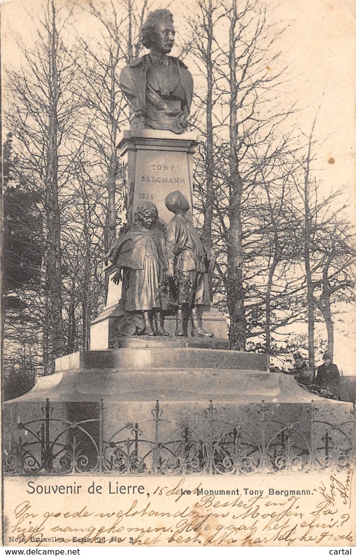 Souvenir De LIERRE - Le Monument Tony Bergmann - Lier