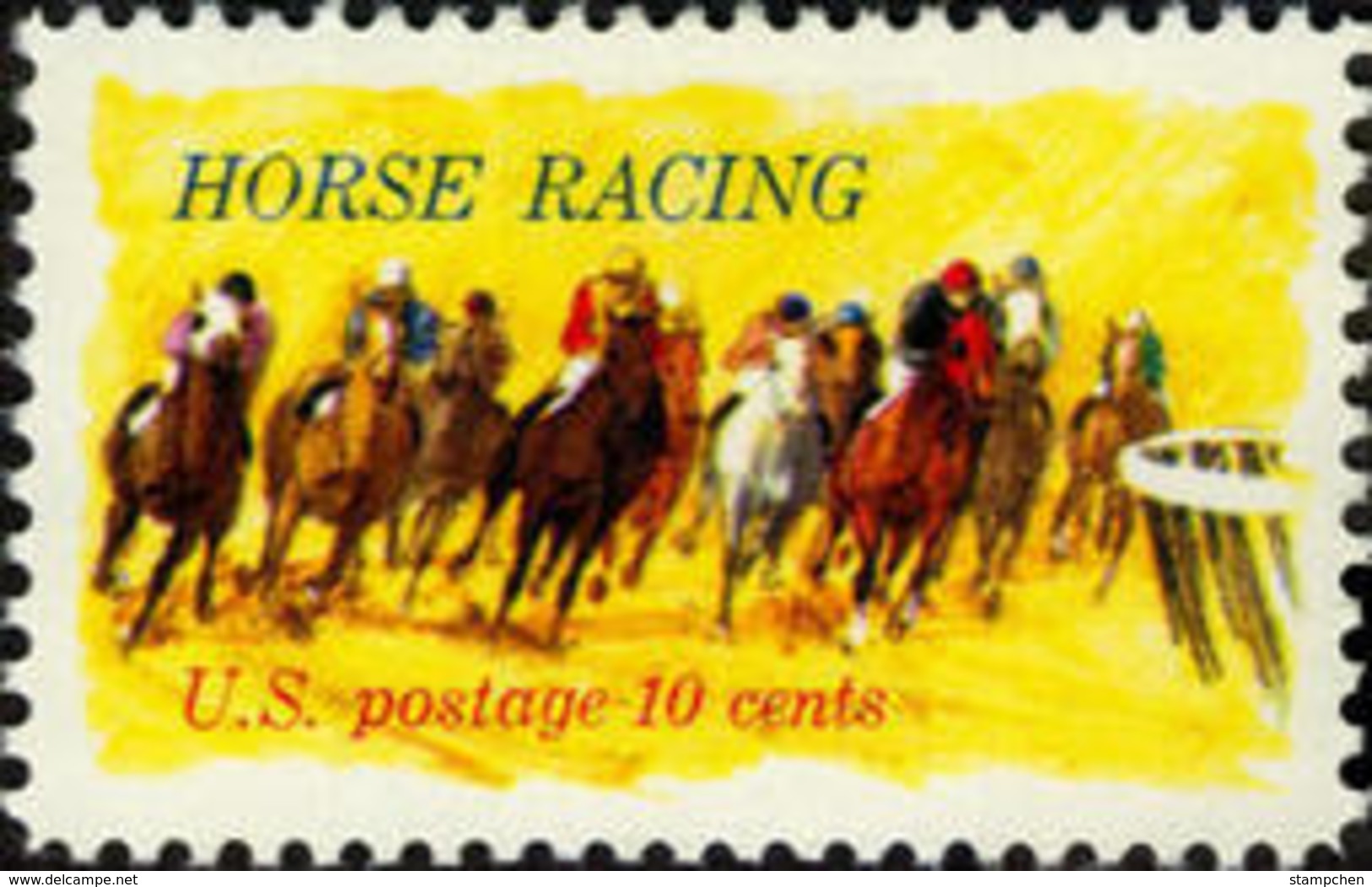 1974 USA Horse Racing Stamp Sc#1528 Sport - Naturaleza