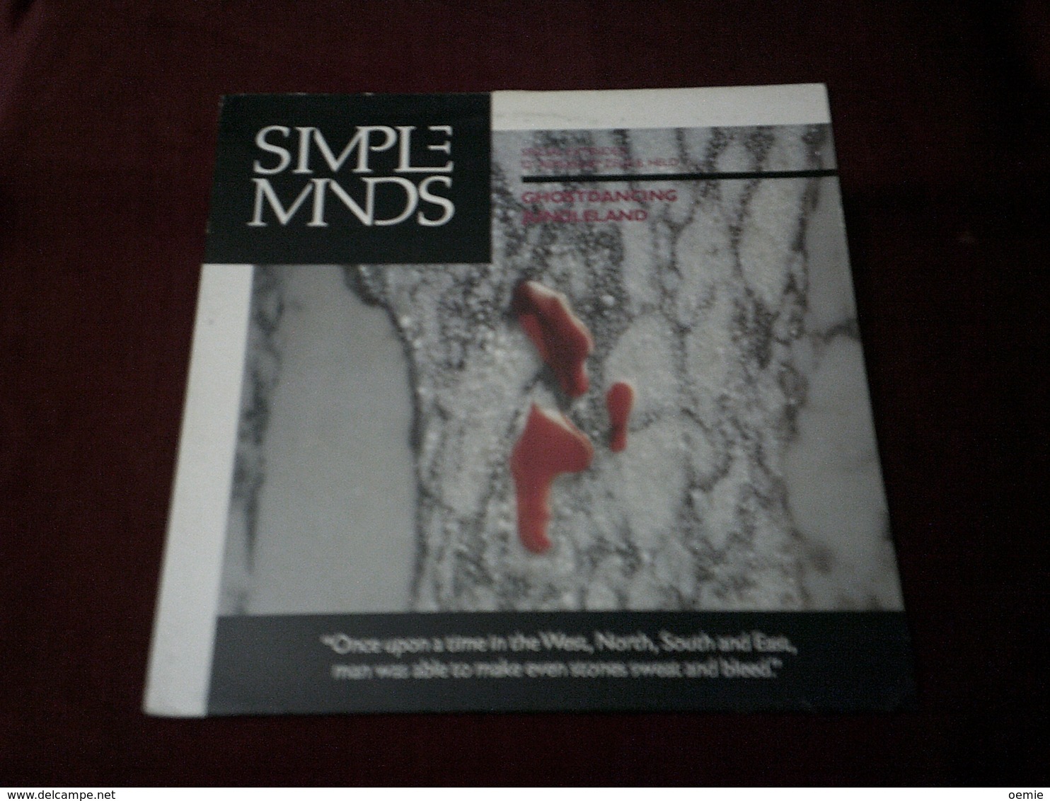 SIMPLE  MINDS  °  GHOSTDANCING JUNGLEAND - 45 T - Maxi-Single