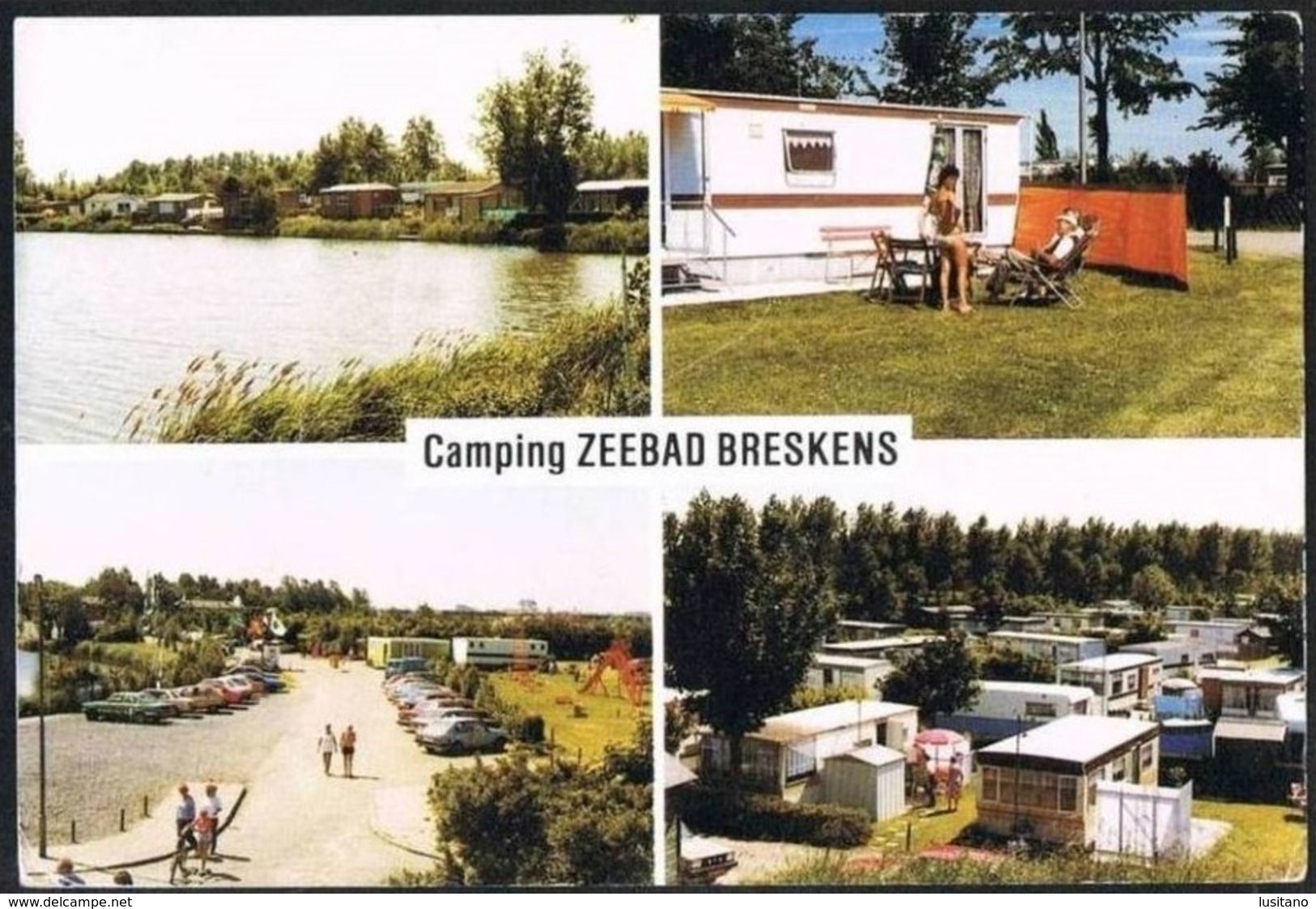 CAMPING ZEEBAD BRESKENS Bungalows Bungalow NETHERLANDS ( 2 Scans) - Breskens