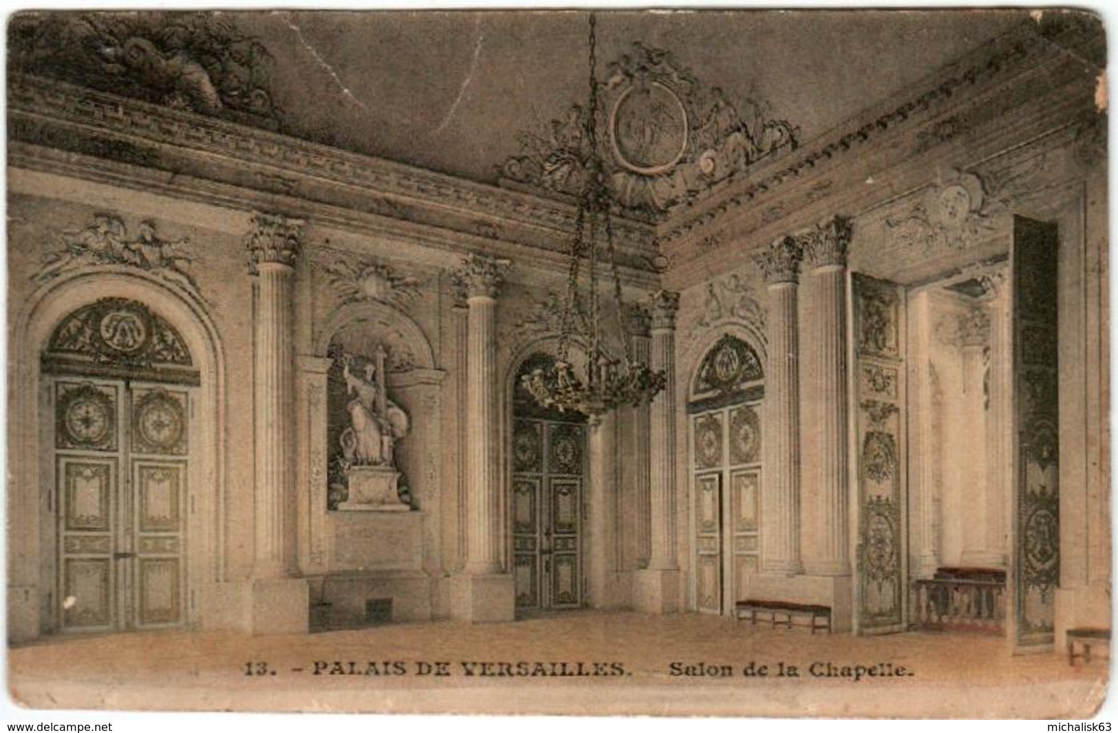 31rh 744 CPA - PALAIS DE VERSAILLES - SALON DE LA CHAPELLE - Versailles (Castillo)