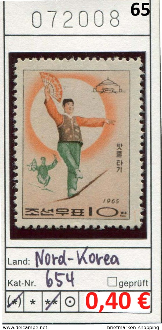 Nordkorea - Northern Korea -  Michel 654 - (*) Mnh Neuf Postfris - Korea (Nord-)