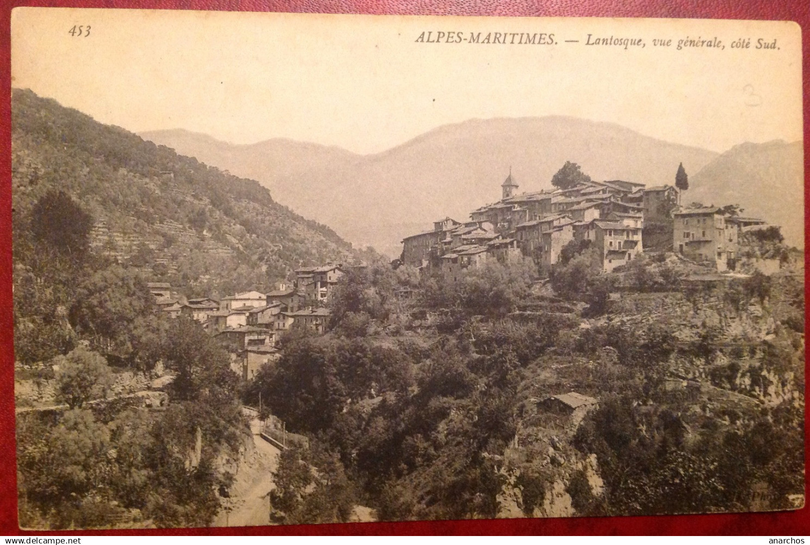 Lantosque Vue Générale Côté Sud - Lantosque