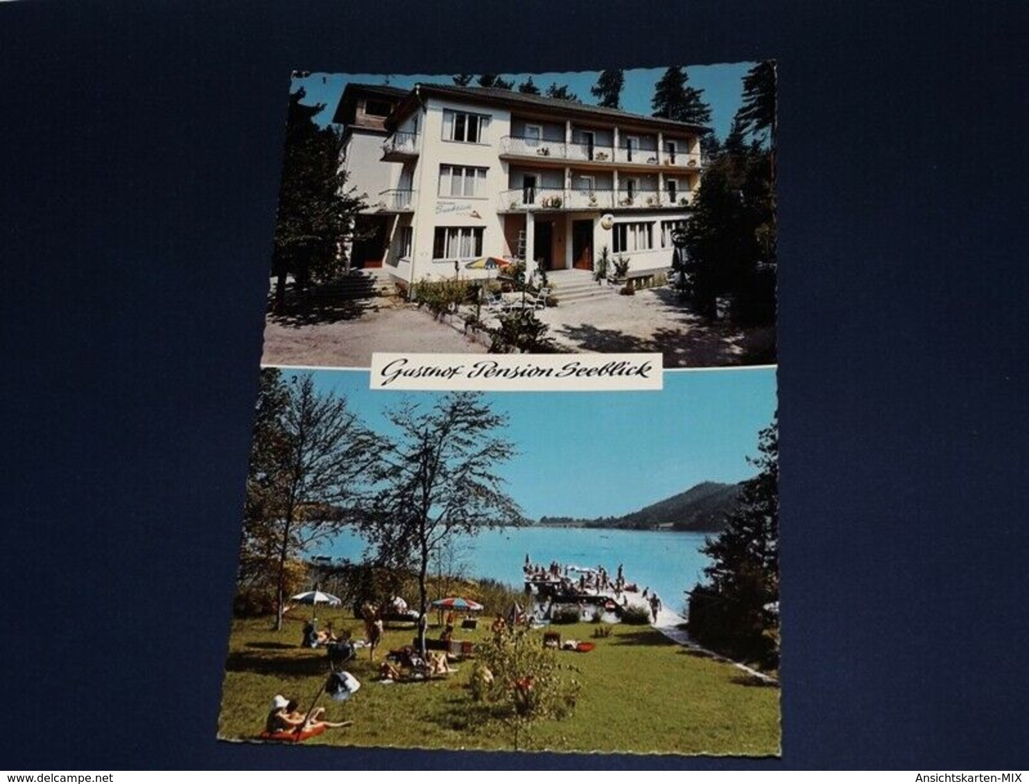 Ansichtskarte-Gasthof-Pension Seeblick-Seelbach Am Klopeinersee-ngl 885-499 - Hotels & Gaststätten