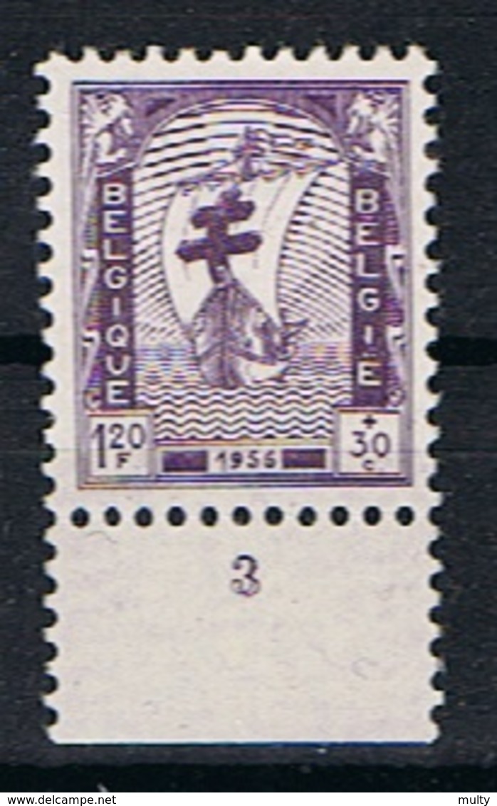 Belgie OCB 1000 (**) Met Plaatnummer 3. - ....-1960