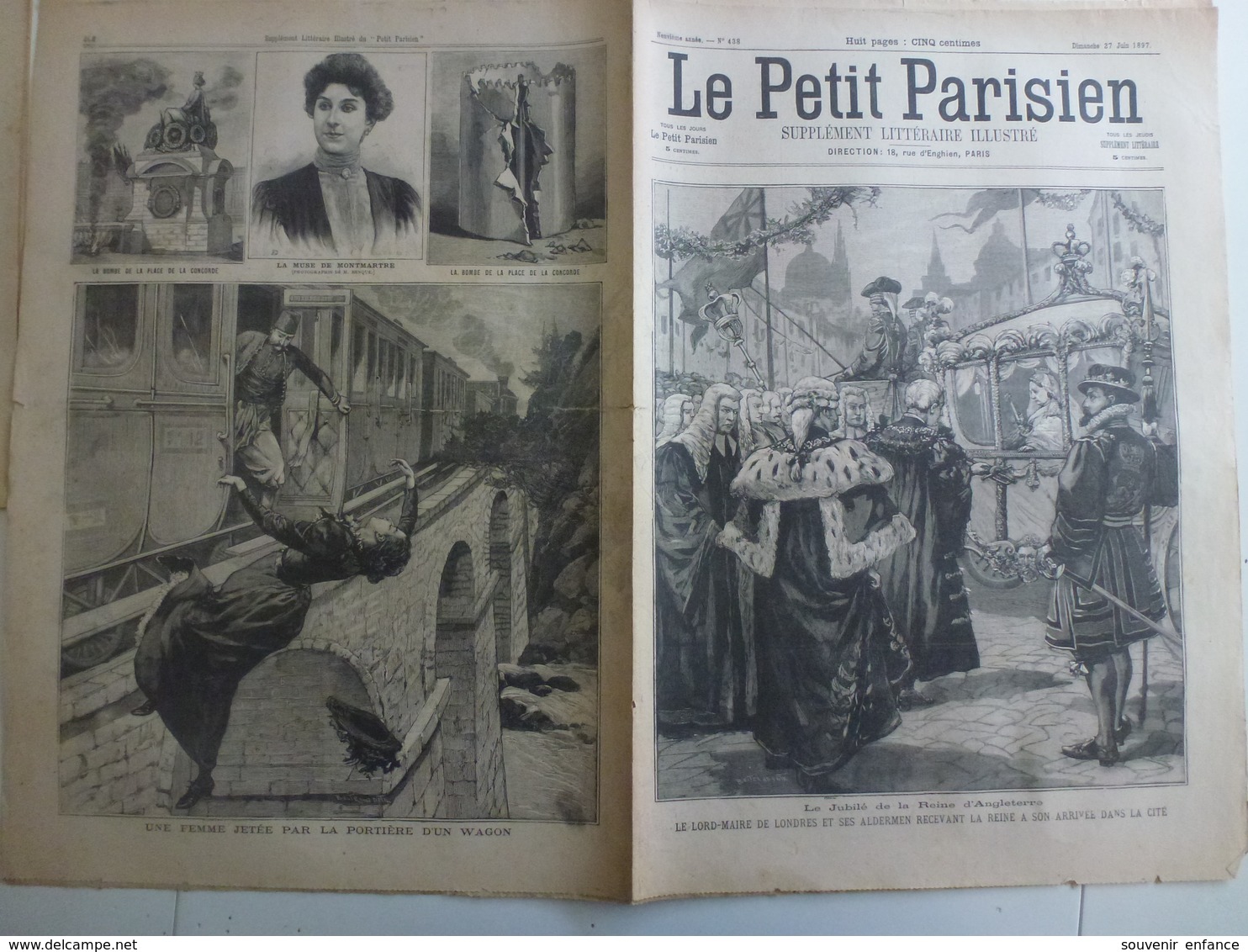 Journal Le Petit Parisien 438 27 Juin 1897 Lord Maire De Londres Reine D'Angleterre Bulgarie Boitschef Assassinat - 1850 - 1899