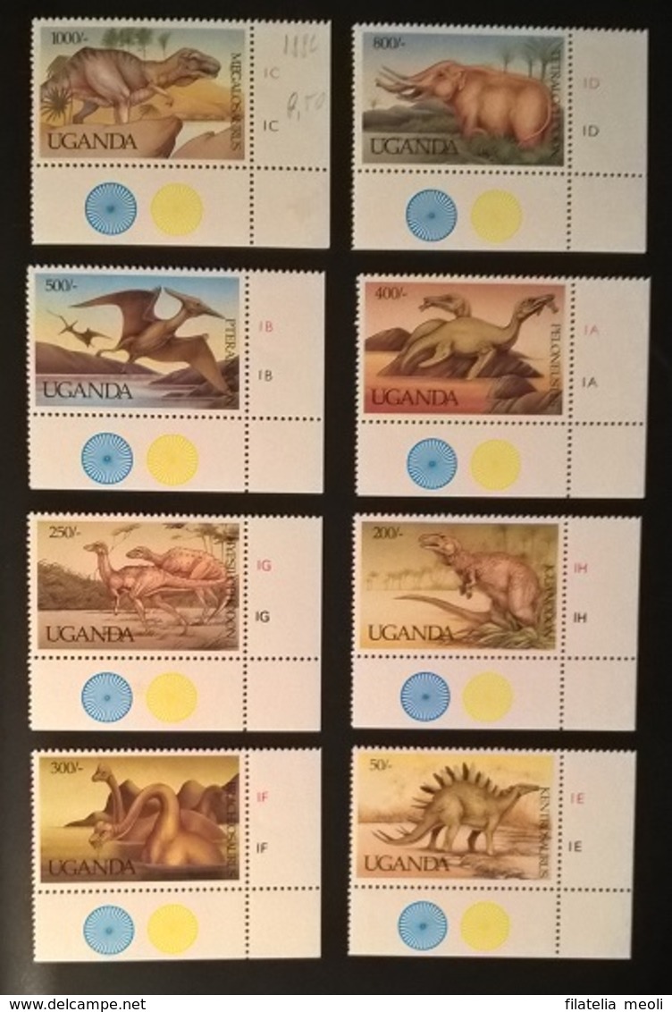 UGANDA ANIMALI PREISTORICI - Uganda (1962-...)