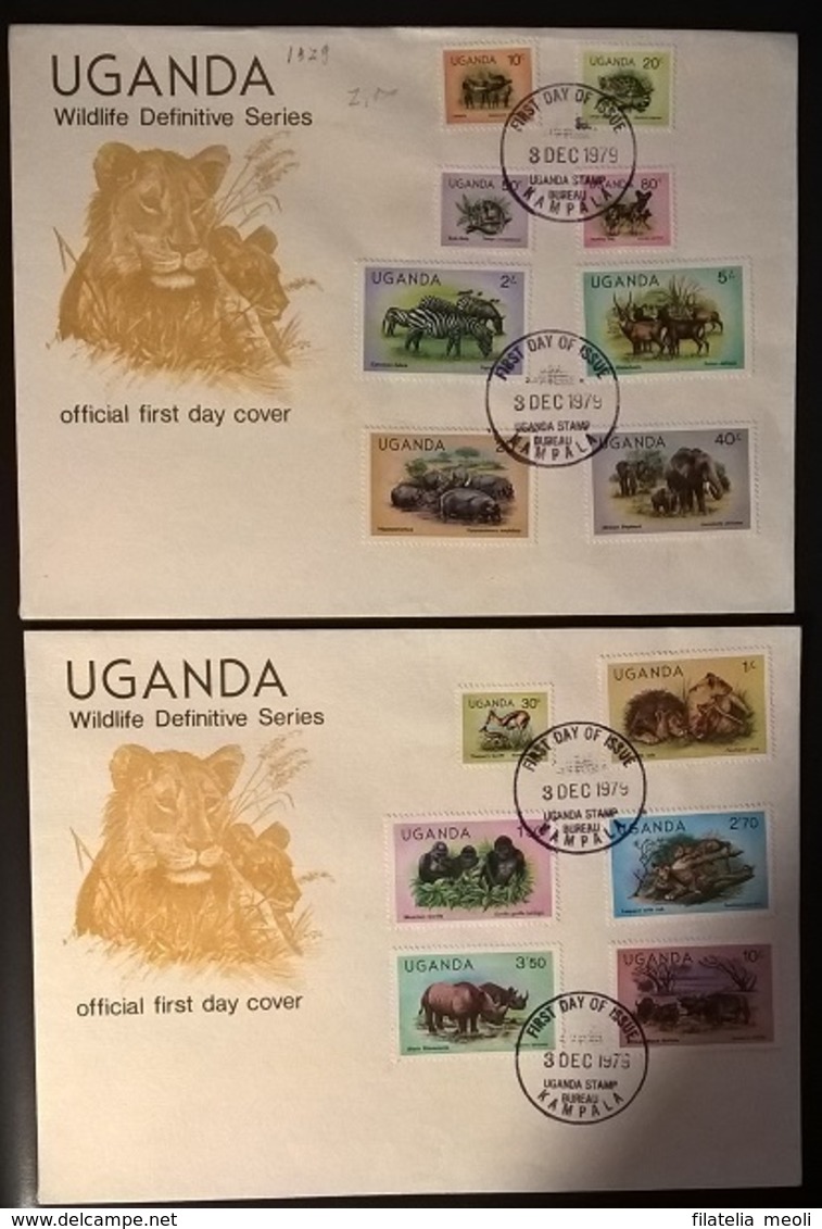 UGANDA 1979 ANIMALI - Uganda (1962-...)