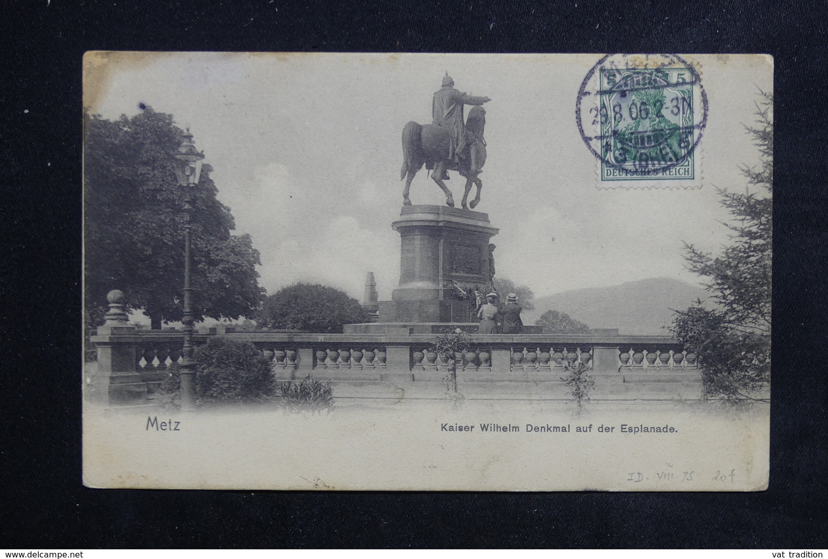 FRANCE - Taxes De Paris ( Avec Pont ) Sur Carte Postale De Metz En 1906 - L 22506 - 1859-1959 Lettres & Documents