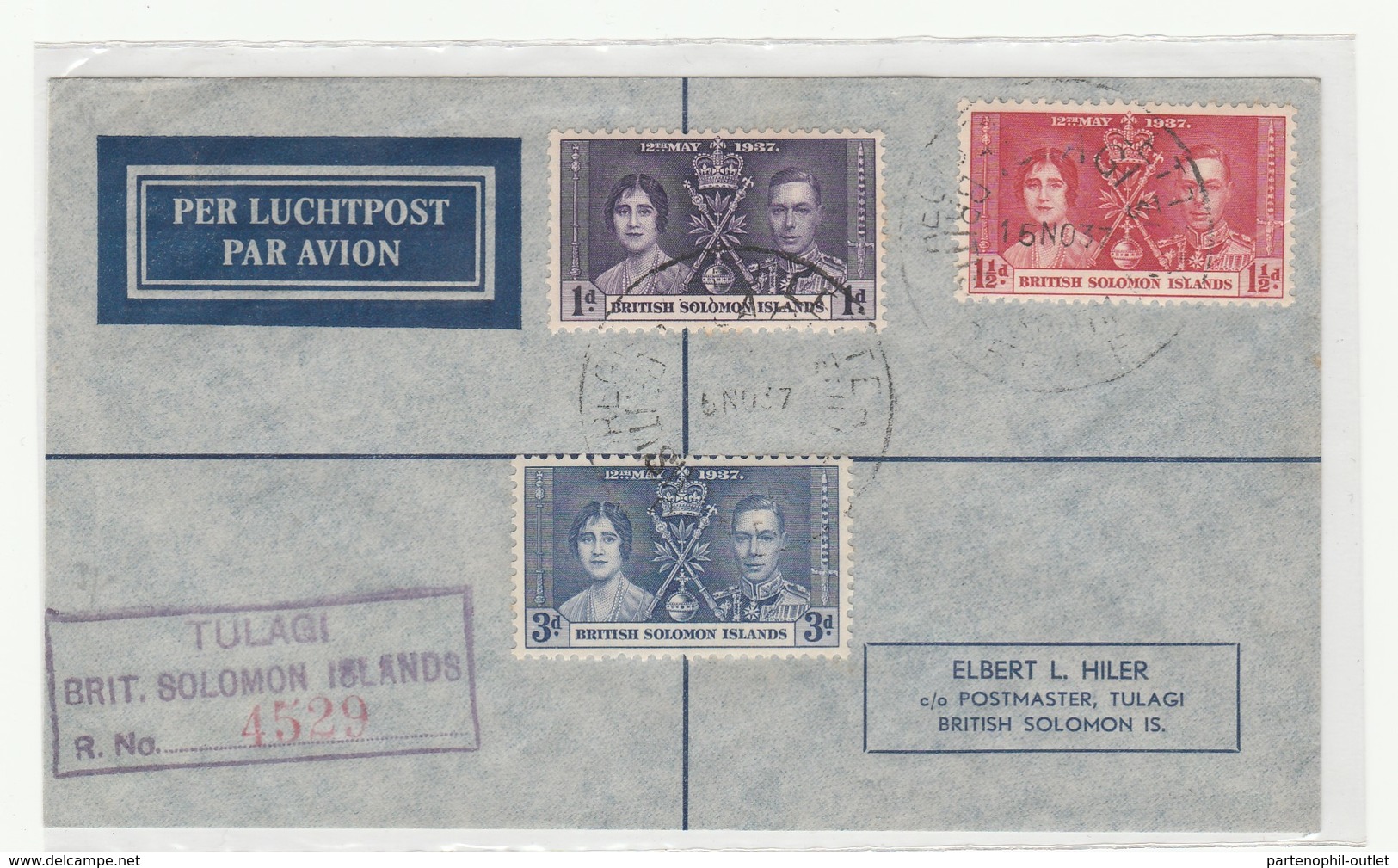 British Solomon - FDC   Incoronamento De George VI - Altri - Oceania