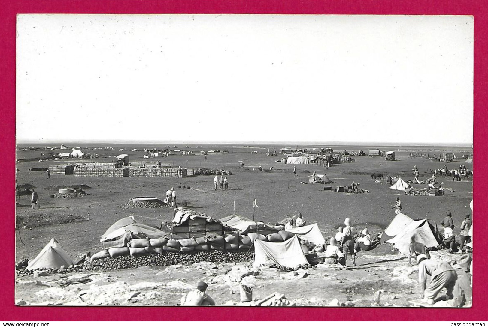 Carte Photo Syrie - Année 1925 - Camp Au Djebel Druze - Syrie