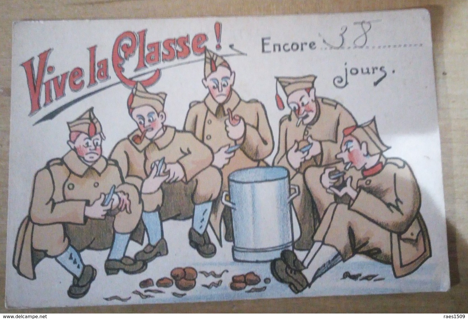 Cp Militaire Belge Vive La Classe - Humour