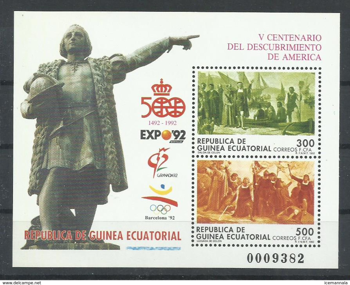 GUINEA ECUATORIAL YVERT  H/B  152   MNH  ** - Guinea Ecuatorial