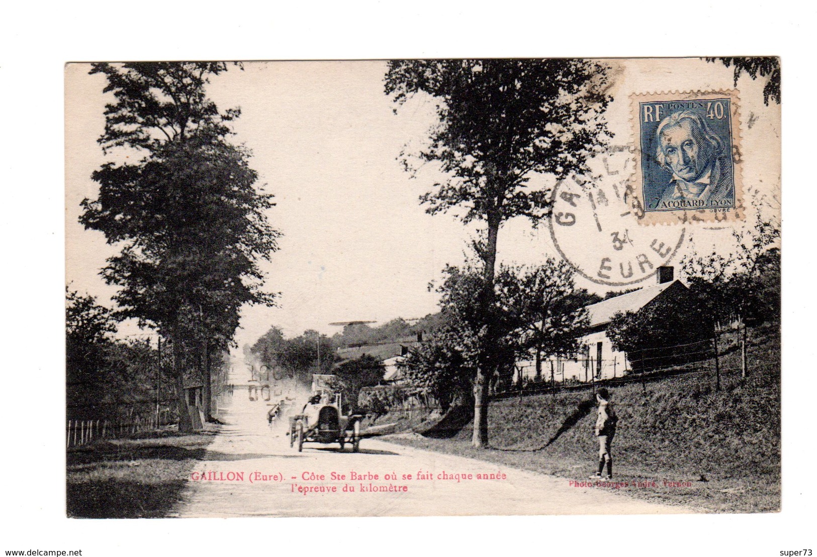 CPA 27 - Gaillon ( Eure ) - Côte Ste Barbe Où Se Fait Chaque Année L'épreuve Du Kilomètre - Sonstige & Ohne Zuordnung