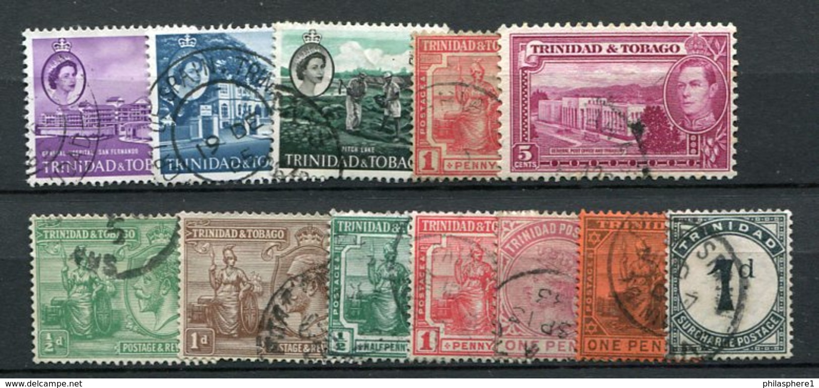 Trinidad Und Tobago Lot                (009) - Trinidad & Tobago (...-1961)